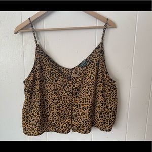 Wild Fable Leopard Crop Top Tank